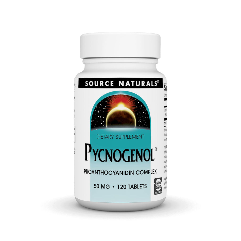 Source Naturals Pycnogenol 50 mg Proanthocyanidin Complex – 120 Tablets