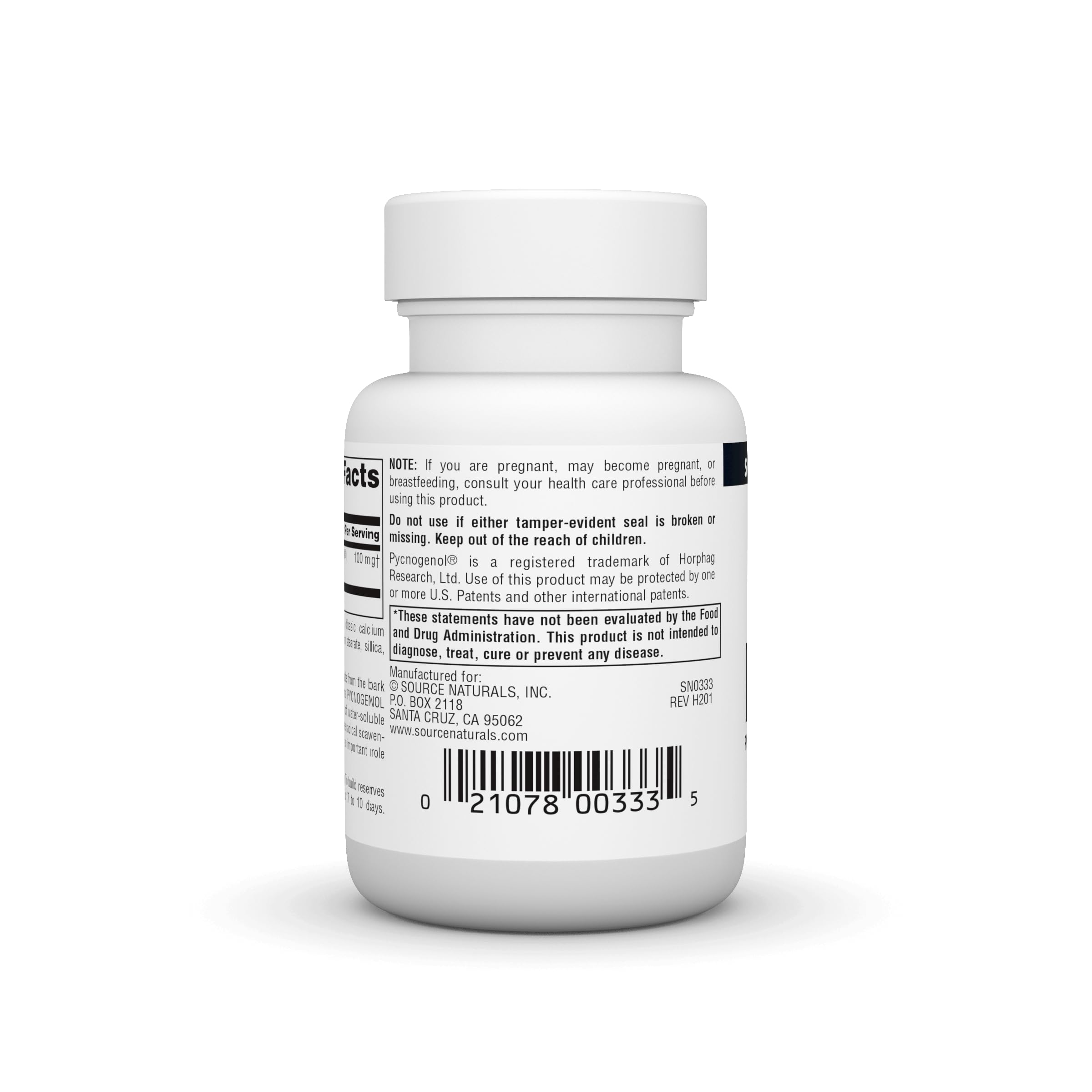 Source Naturals Pycnogenol 100 mg Proanthocyanidin Complex – 60 Tablets