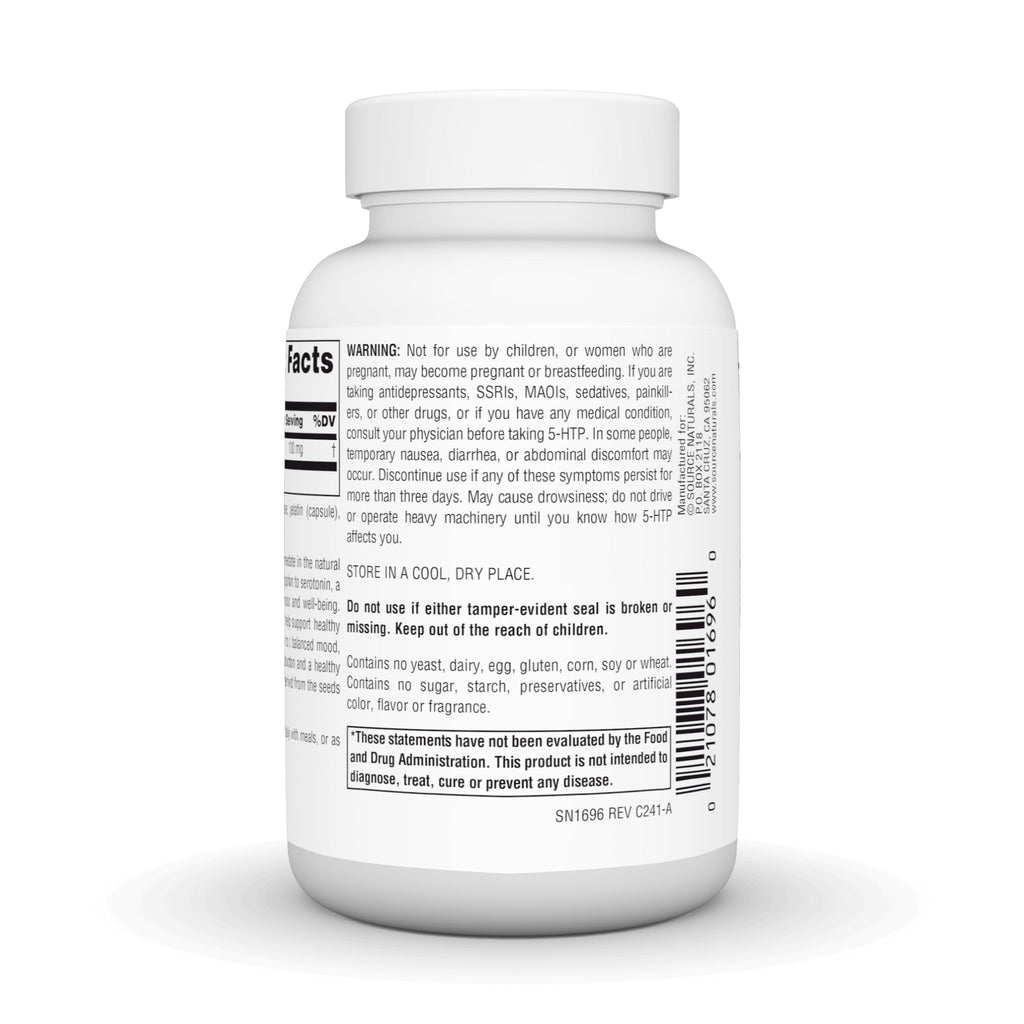 Source Naturals Serene Science 5-HTP, 100 mg - 120 Capsules