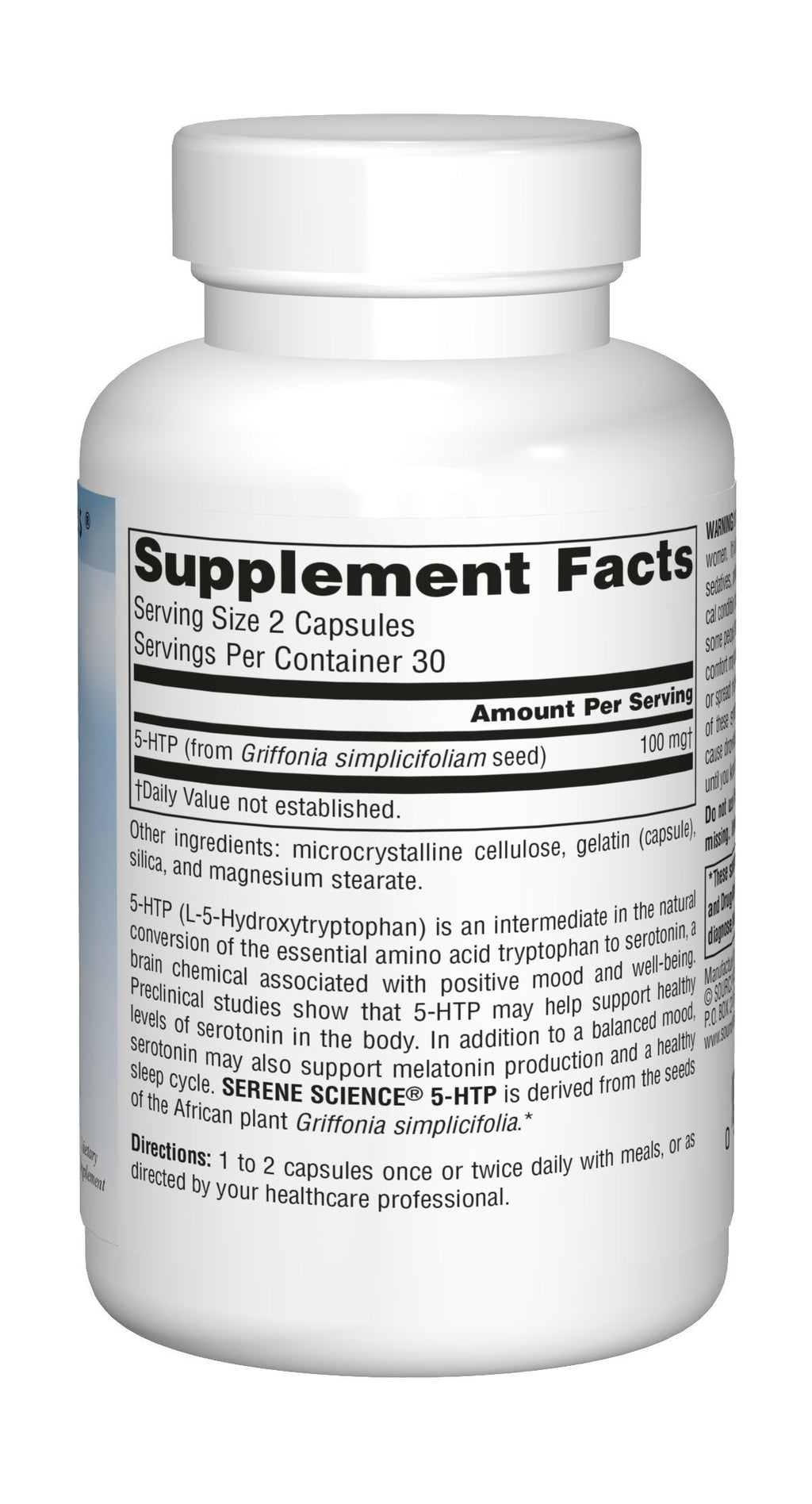 Source Naturals Serene Science 5-HTP 50 mg - 60 Capsules