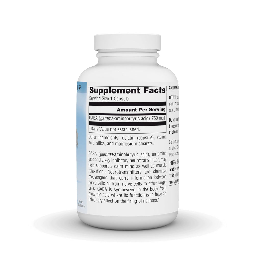 Source Naturals Serene Science GABA 750mg - 180 Capsules