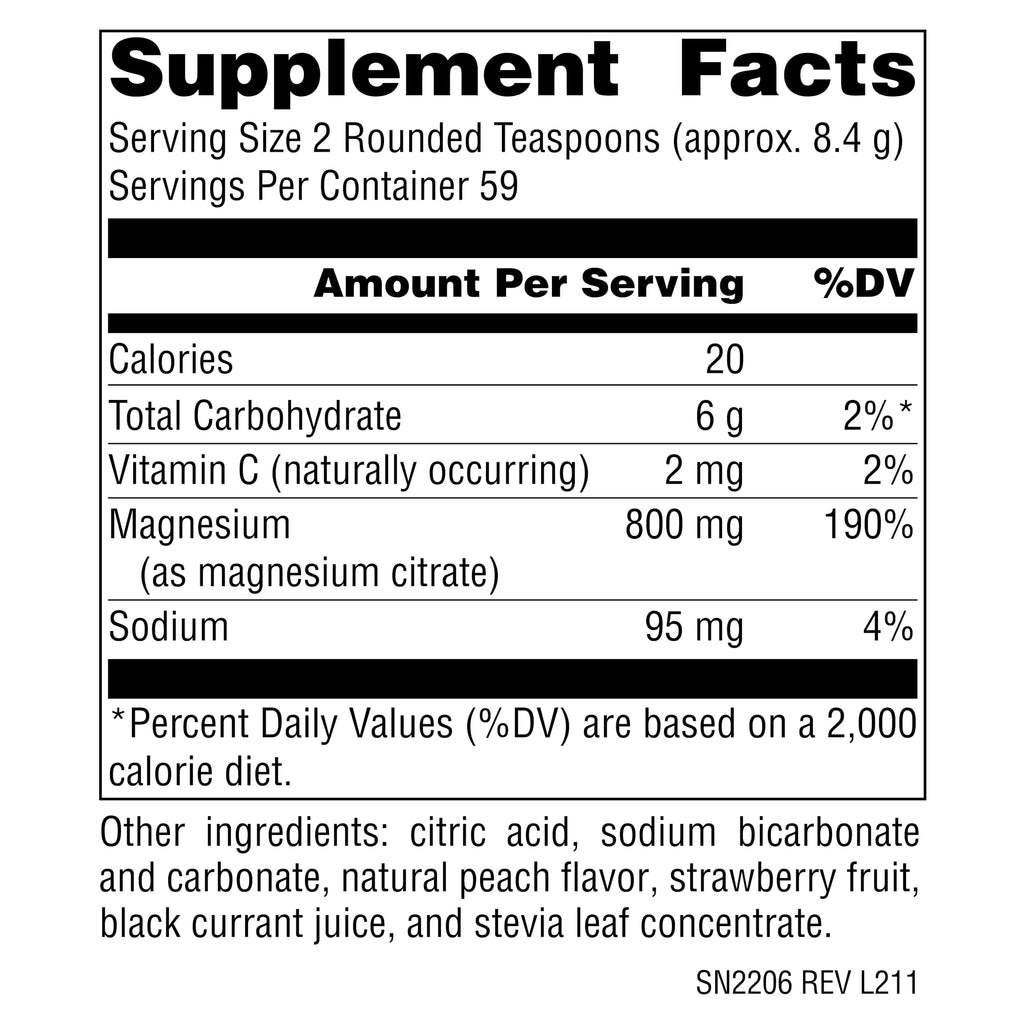 Source Naturals Serene Science Magnesium Serene – Berry Flavor, 17.6 oz