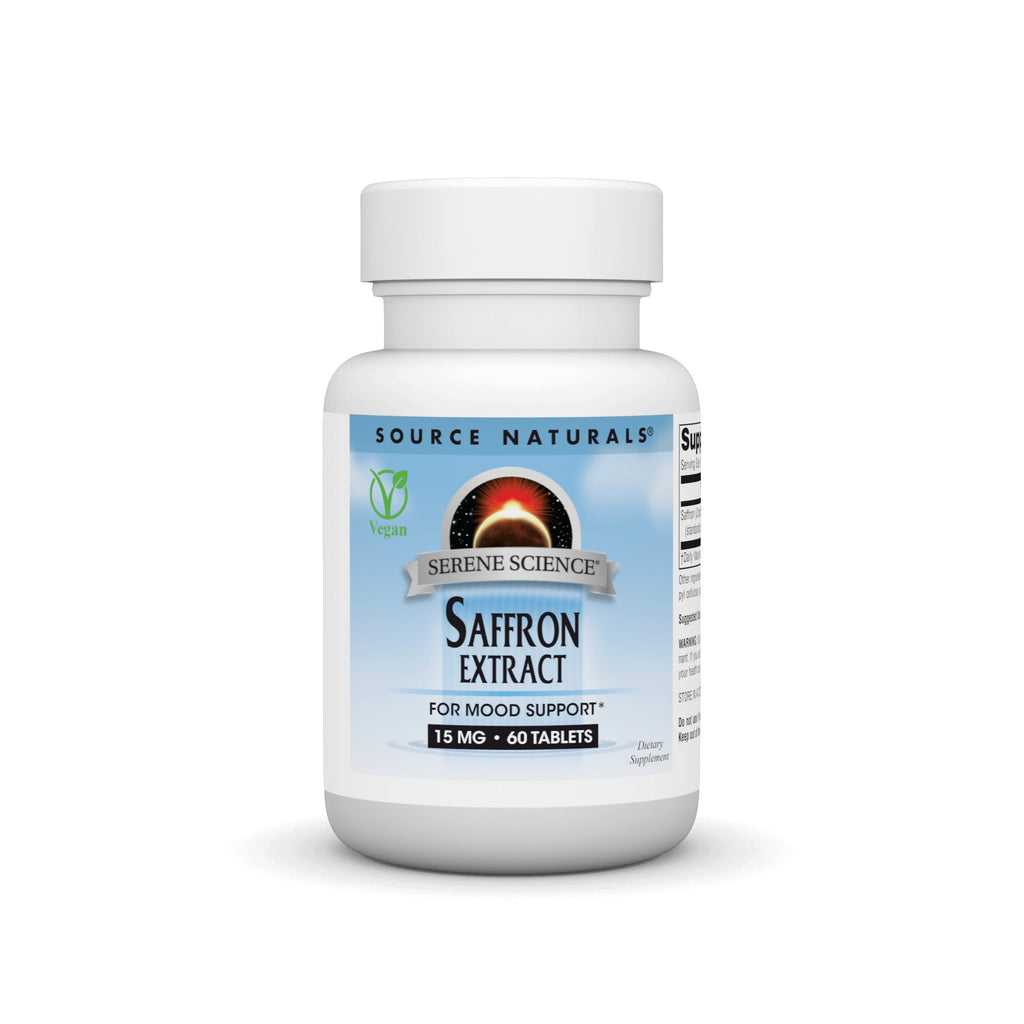 Source Naturals Serene Science Saffron Extract for Mood Support - 60 Tablets