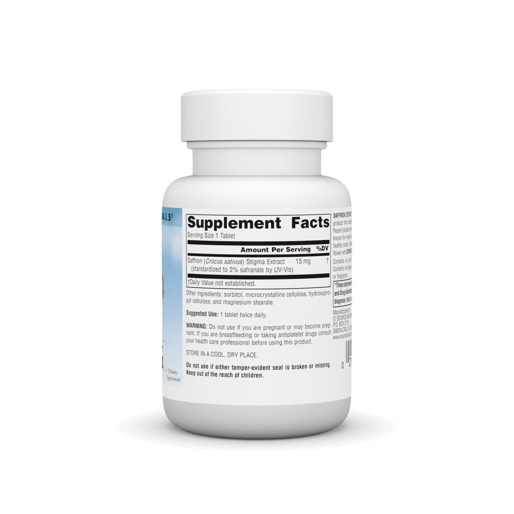 Source Naturals Serene Science Saffron Extract for Mood Support - 60 Tablets