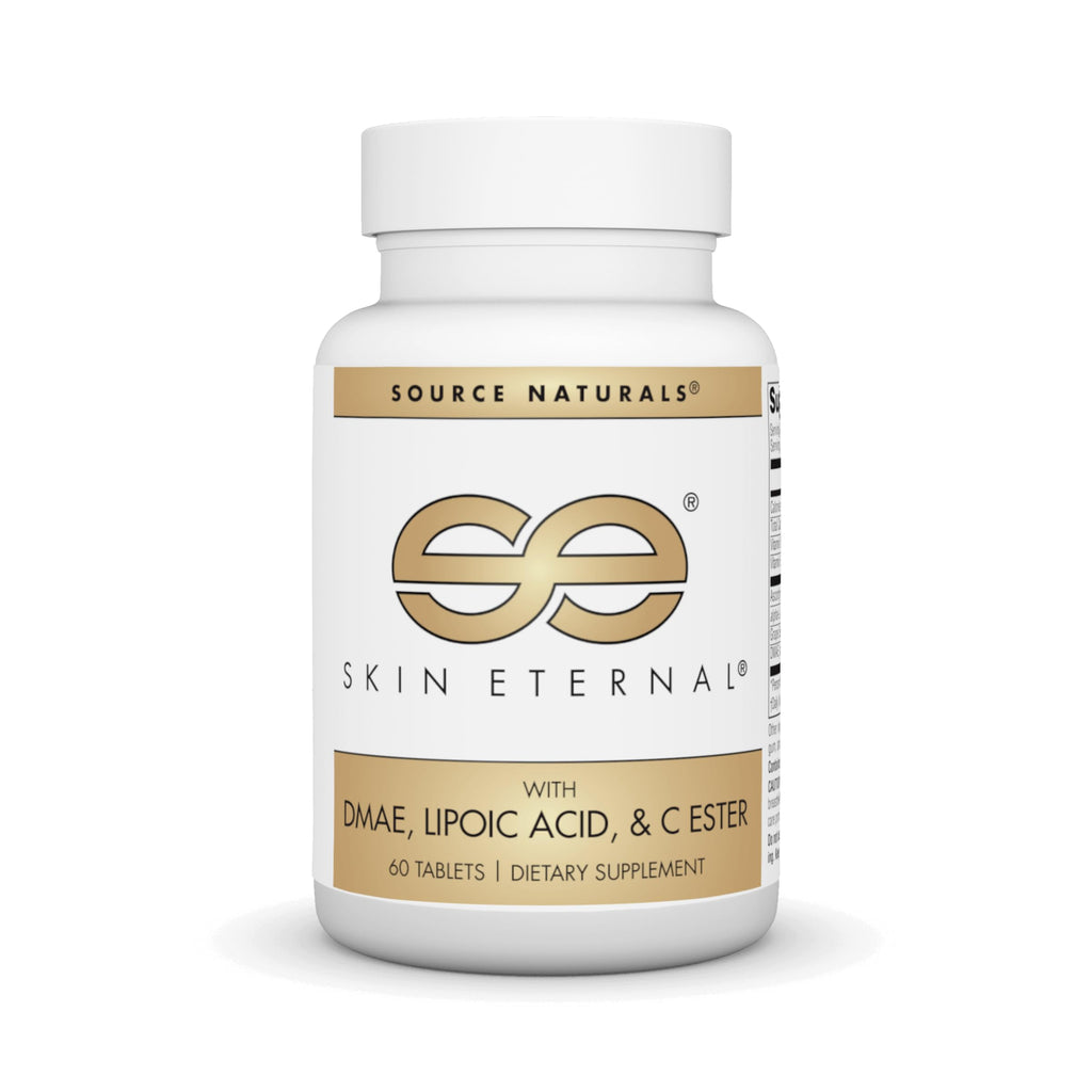 Source Naturals Skin Eternal Tablet – DMAE, Lipoic Acid & C Ester (60)