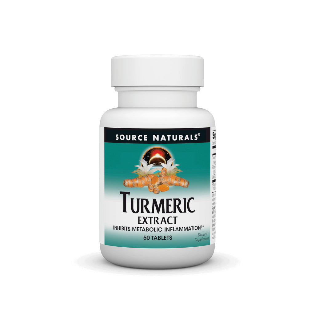 Source Naturals Turmeric Extract – Supports Healthy Inflammation – 50 Tablets