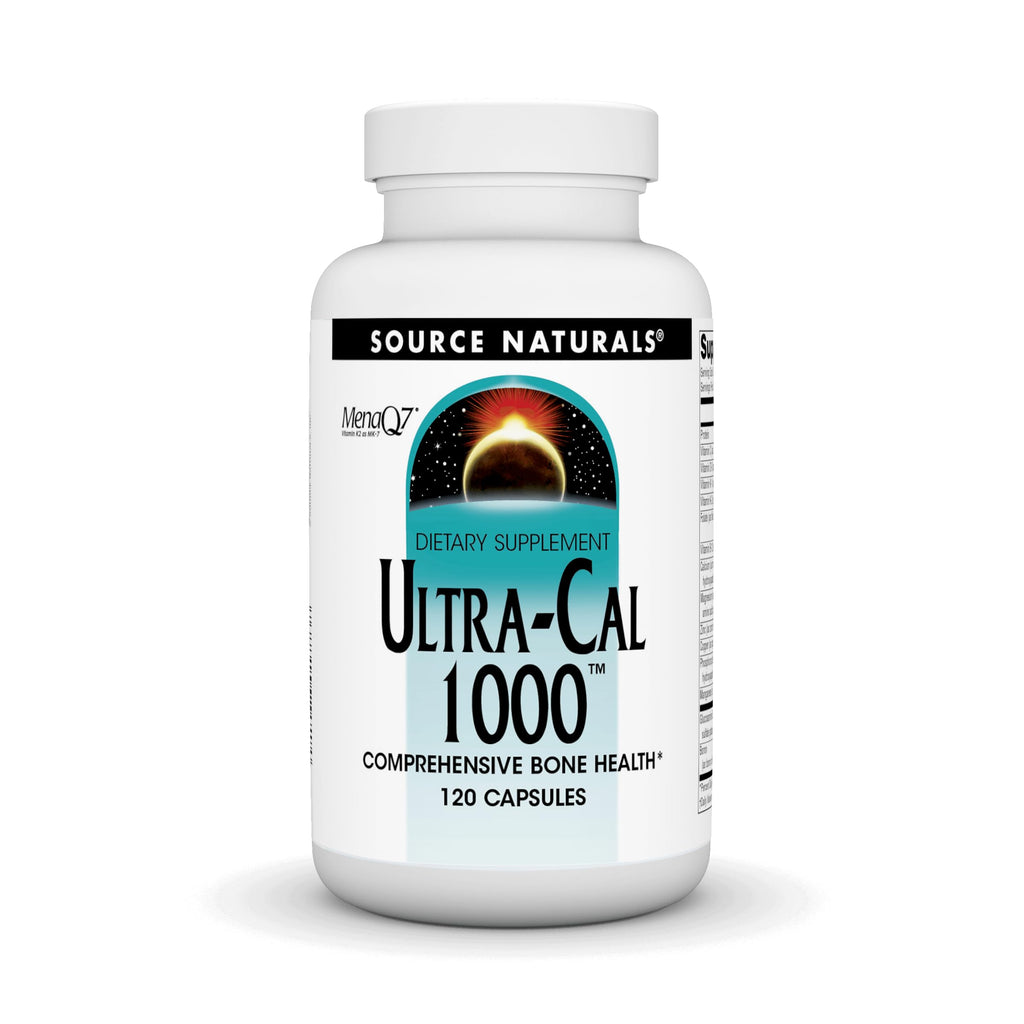 Source Naturals Ultra-Cal 1000 Calcium - Bone Health, 120 Capsules