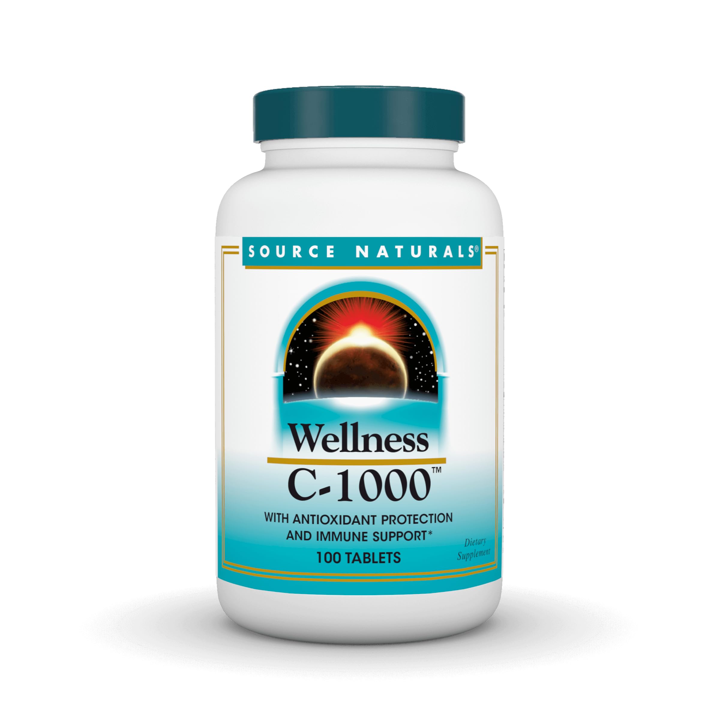 Source Naturals Wellness C-1000: Immune Support & Antioxidant Protection | 100 Tablets