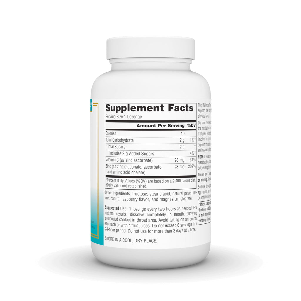 Source Naturals Wellness Zinc Lozenges - 60 Lozenges | Immune Support