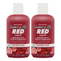 NaturesPlus Source of Life RED Liquid Multivitamin – 2-Pack, 60 Servings | Energy & Immune Support