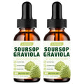 2 Packs 3000MG Soursop Graviola Drops – Immune, Antioxidant & Sleep Support | 4 Fl Oz (2)