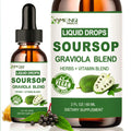 Soursop Graviola Liquid Drops – Organic 16-in-1 Immune Support (2 fl oz) with Sea Moss, Elderberry, Vitamin C & Zinc