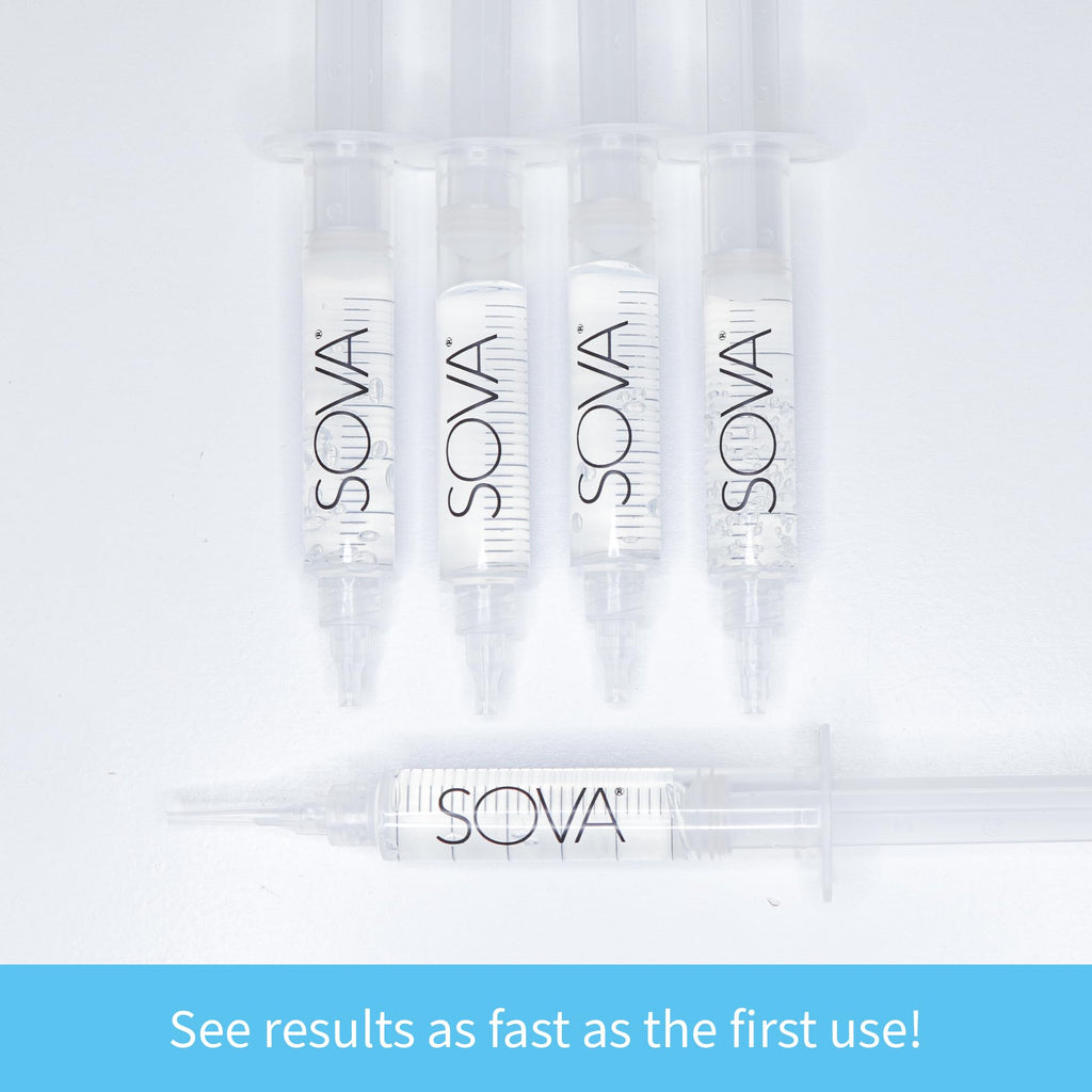 SOVA White Teeth Whitening Replacement Gel – 5 Pack | 35% Carbamide Peroxide