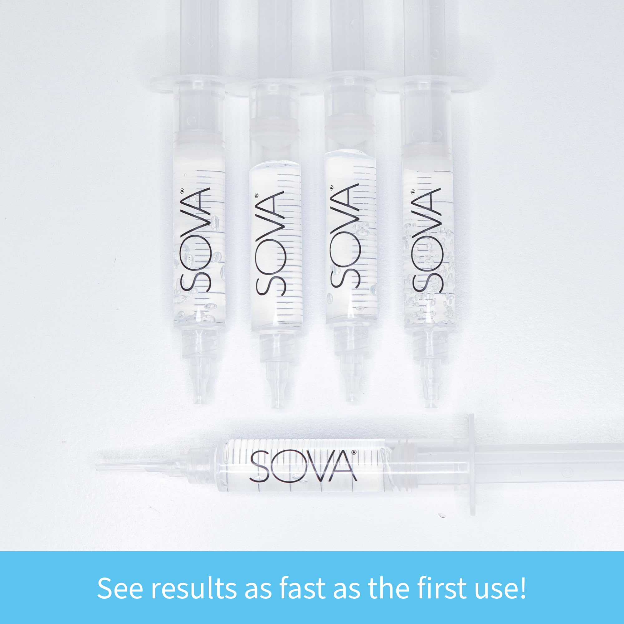 SOVA White Teeth Whitening Replacement Gel – 5 Pack | 35% Carbamide Peroxide