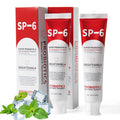 SP-6 Probiotic Whitening Toothpaste - 2 Pack, Fluoride-Free, Enamel-Safe Mint 4.9oz