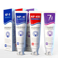 SP-6 Toothpaste Set – 6 Probiotics Whitening & 7Pro Deep Whitening (Fluoride-Free) 3-in-1