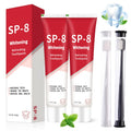 Sp8 Probiotic Brightening Toothpaste – SP-8 Ultra Whitening, 2 Tubes + 2 Toothbrushes