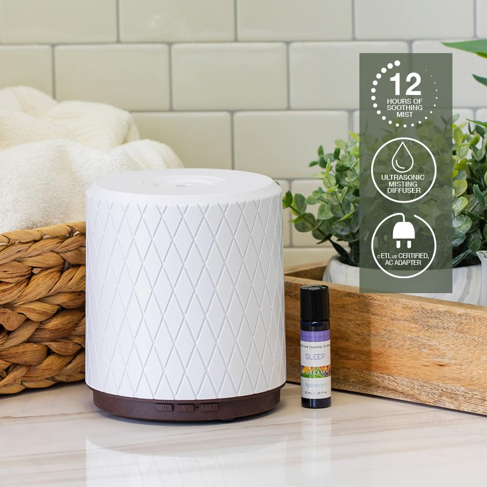 SpaRoom Athena Bluetooth Aromatherapy Ultrasonic Diffuser for Large Rooms
