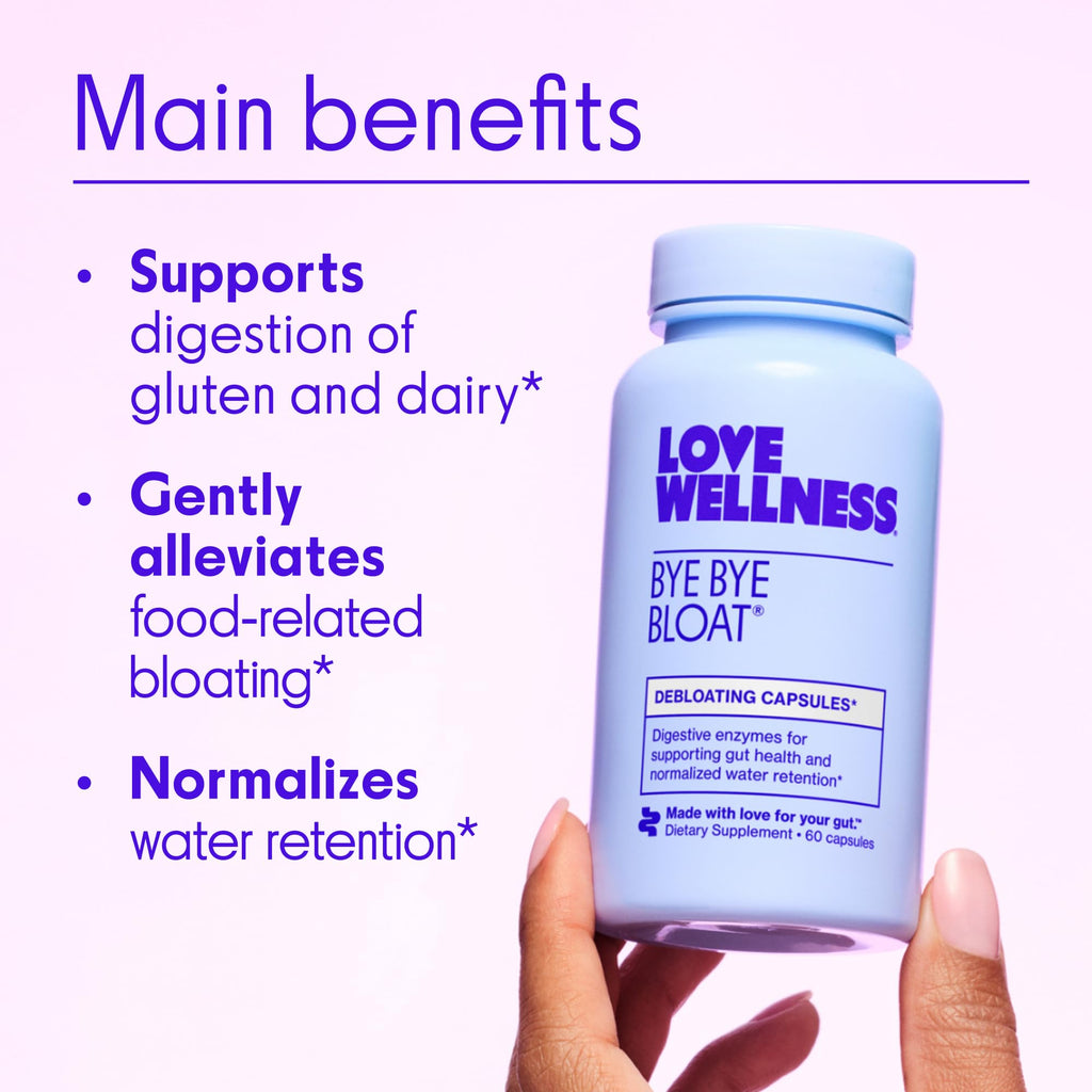 Love Wellness Universal Gut Duo: Bye Bye Bloat & Sparkle Fiber for Women
