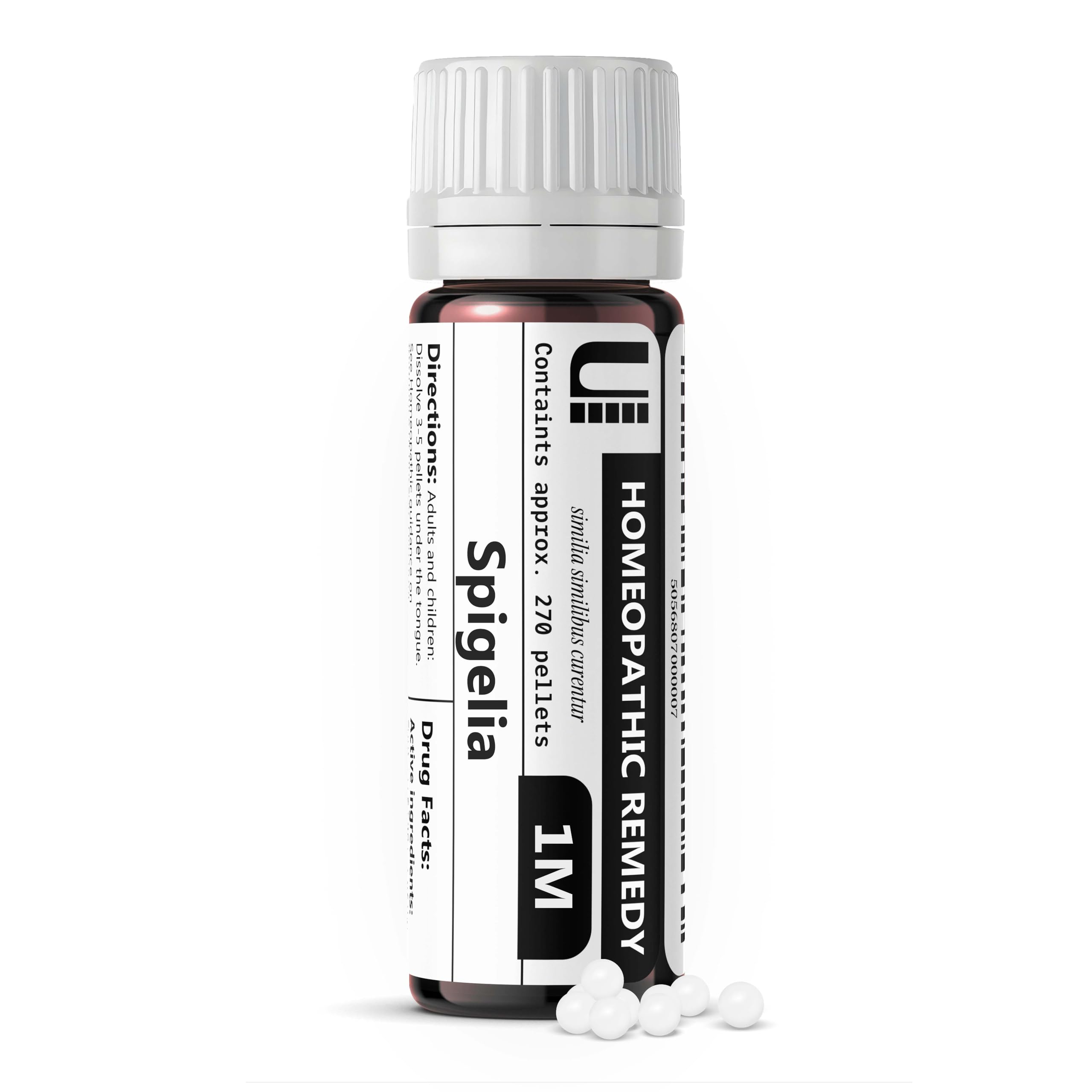 Spigelia 1M Homeopathic Remedy, 270 Pellets - Lactose-Free