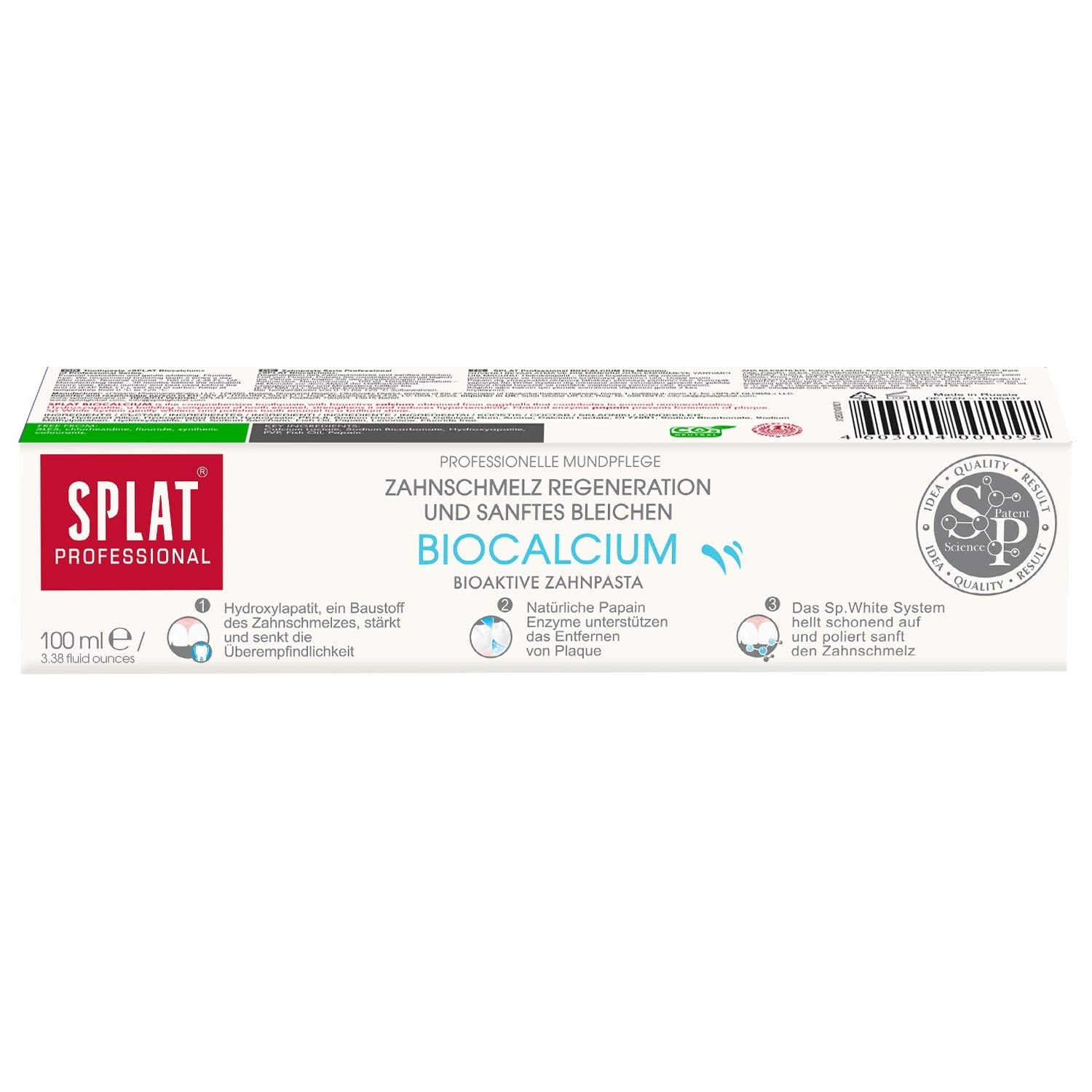 SPLAT Professional Series Toothpaste - Bioactive Calcium for Enamel Restoration & Sensitivity