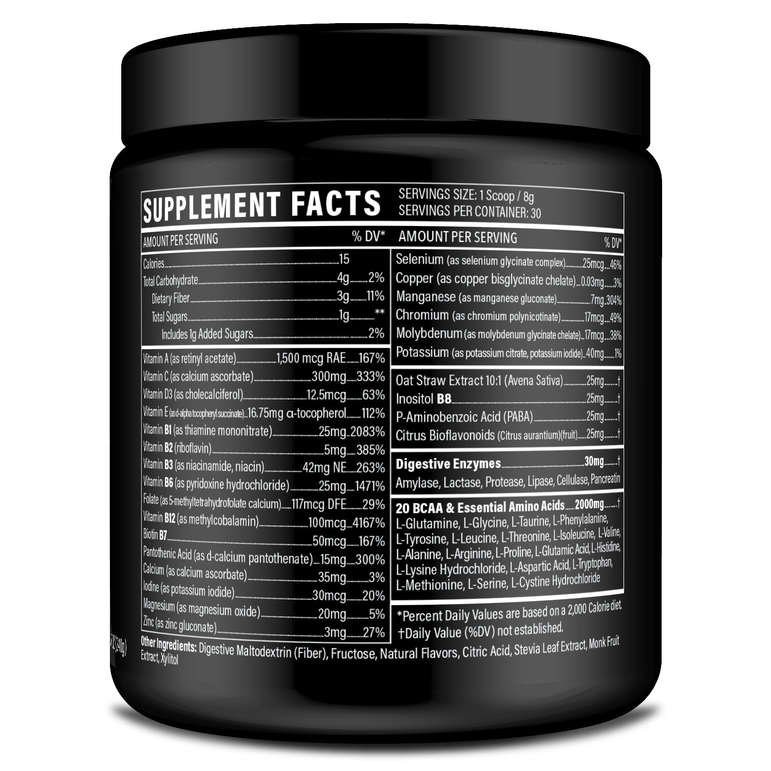 Sport Formula 99 Multivitamin Powder – Keto Drink Mix, Vegan, BCAA Support, Electrolytes