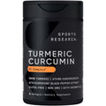 Sports Research Turmeric Curcumin C3 Complex with BioPerine - 60 Softgels, 95% Curcuminoids