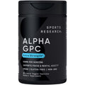 Sports Research® Alpha GPC 630mg Extra Strength – Focus & Cognitive Support – 60 Veggie Capsules