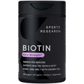 Sports Research Biotin 5,000 mcg with Organic Coconut Oil | Healthy Hair & Skin