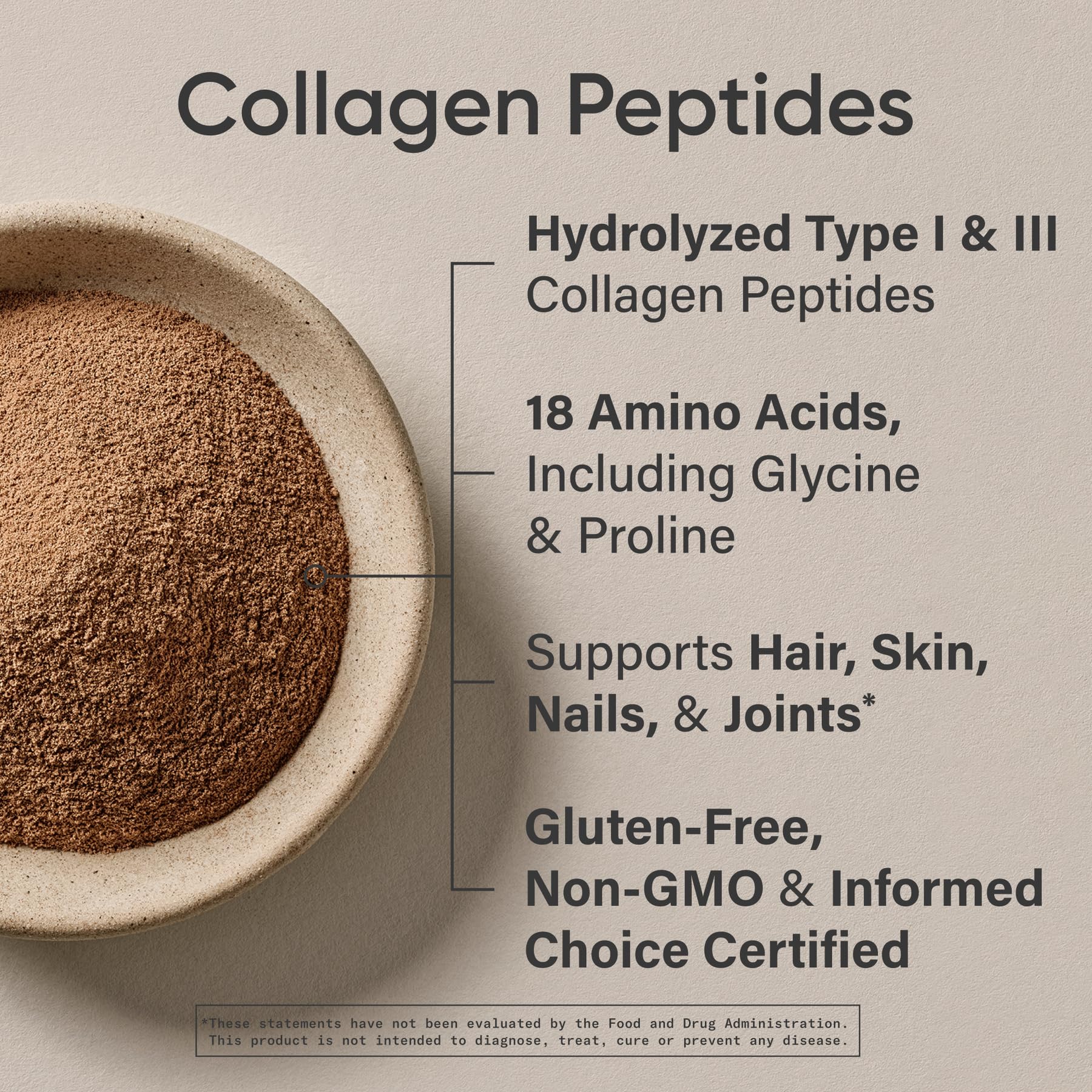 Sports Research Collagen Peptides – Hydrolyzed Type I & III, Skin & Joints