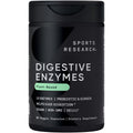 Sports Research Digestive Enzymes with Probiotics & Ginger - Plant-Based, Non-GMO, Vegan - 90 Veggie Capsules