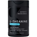 Sports Research Double Strength L-Theanine – Suntheanine Softgels, 200mg, 60 Count