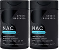 Sports Research N-Acetyl L-Cysteine (NAC) 600mg Veggie Capsules – Lemon Aroma, 2 Pack – Vegan, Non-GMO, Gluten Free