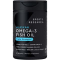 Sports Research Omega-3 Triple Strength Fish Oil 1250 mg | Burpless | 90 ct