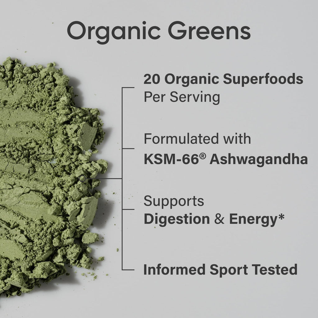 Sports Research Organic Pineapple Coconut Greens – Digestive Health, Natural Energy & Mood Support*, 20 Servings