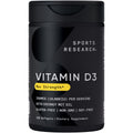 Sports Research Vitamin D3 10,000 IU with Coconut MCT Oil – 120 Softgels