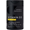 Sports Research Vitamin D3 4000 IU with Coconut MCT Oil - 360 Softgels | Gluten Free, Non-GMO, Soy Free