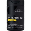 Sports Research Vitamin K2 MK-7 100 mcg with Coconut MCT Oil – 60 Veggie Softgels