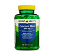 Spring Valley Calcium 600mg + Vitamin D3 – 150 Mini Softgels, Bone & Teeth Support, Gluten-Free
