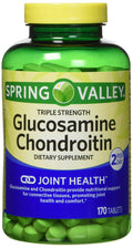 Spring Valley Glucosamine Chondroitin Triple Strength – 340 Tablets Twin Pack