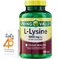 Spring Valley L-Lysine 1000 mg – 100 Tablets | Immune Support
