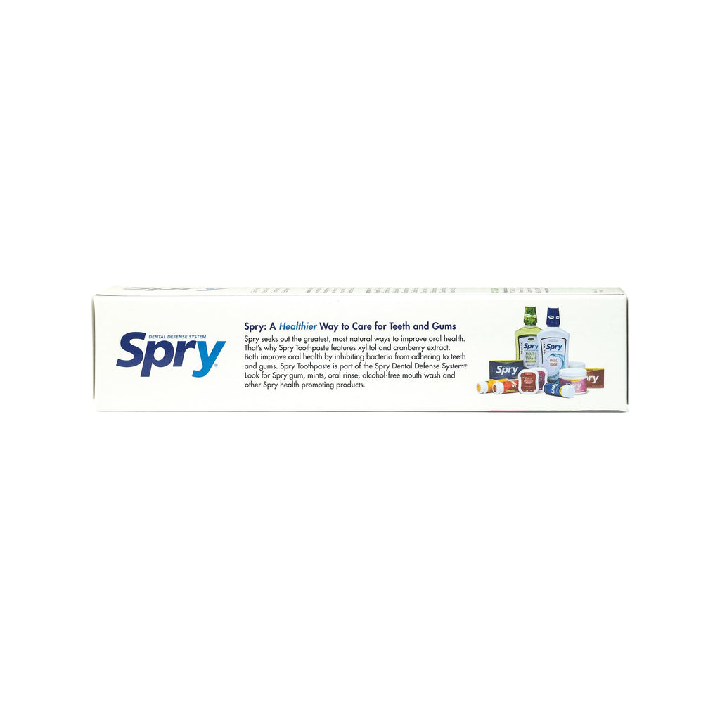 Spry Fluoride Free Kids Toothpaste – Bubble Gum, Xylitol, 5oz