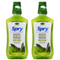 Spry Natural Xylitol Mouthwash - Fluoride Free, Enamel Support, Alcohol-Free (16 fl oz x 2)