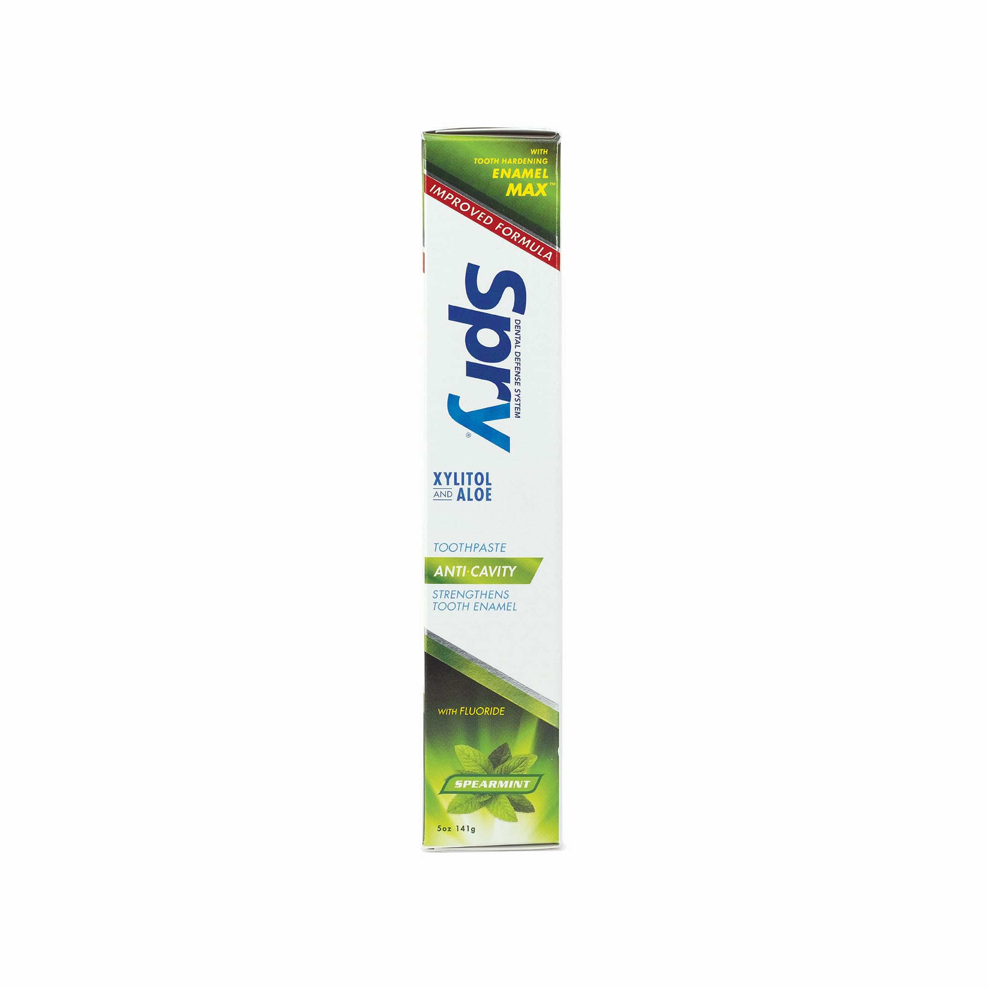 Spry Natural Xylitol Toothpaste 5oz – Pack of 1 | Adults & Kids, Fluoride, Whitening & Remineralizing, Spearmint