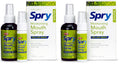 Spry Natural Xylitol Moisturizing Dry Mouth Spray – Stop Bad Breath, Increase Saliva, Non-GMO, Gluten-Free, Spearmint (Pack of 2)