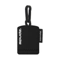 SPUDZ Classic Microfiber Lens Cleaner – Clip-On Pouch, Washable – 6x6in, Black