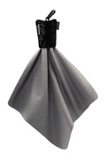 SPUDZ Classic Microfiber Lens Cleaner – Clip-On Pouch, Washable – 10x10, Stealth Shadow