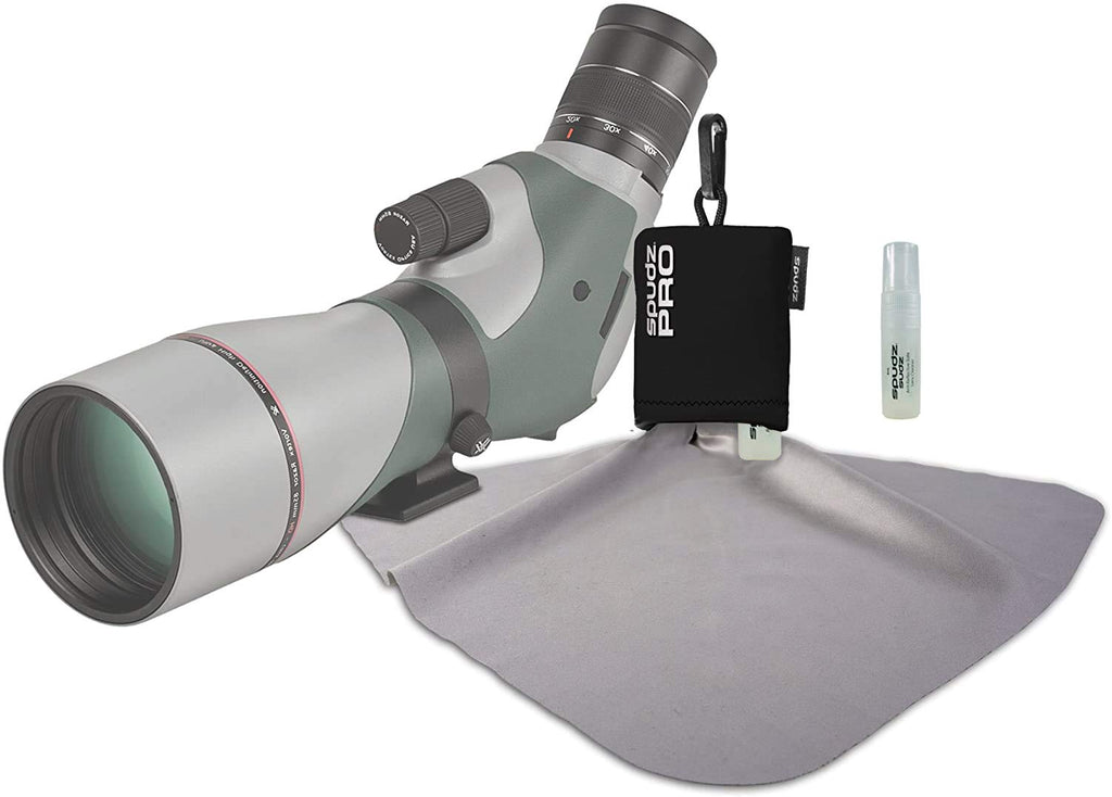 SPUDZ Pro 10x10 Microfiber Cloth & Lens Cleaner (0.5 ml) – Safe Optics Cleaning Kit