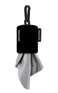 SPUDZ Ultra Microfiber Lens Cleaner – Closable Pouch, Clip-On, 6x6 in (2-Pack) – Optics, Scopes, Glasses