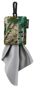 SPUDZ Classic Microfiber Lens Cleaner – Clip-On Pouch (10x10 in, 2-Pack) – Alpine Mountain Camo